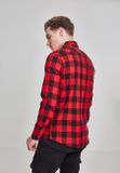 Urban Classics Checked Flanell Shirt blk/red