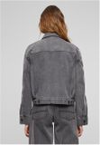 Urban Classics Ladies 80‘s Oversized Denim Jacket new grey washed