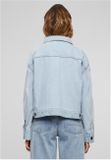 Urban Classics Ladies 80‘s Oversized Denim Jacket new light blue washed