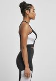 Ladies Starter Sports Cropped Top black/white