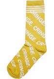 Mr. Tee Cringe Socks 3-Pack black/white/yellow