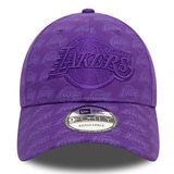 Capace New Era 9FORTY Team Monogram NBA LA LAkers Purple cap