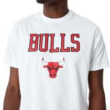 Tricou pentru bărbați New Era NBA Team Chicago Bulls T-shirt White