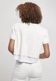 Urban Classics Ladies Full Double Layered Tee whitesand/white