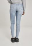 Urban Classics Ladies High Waist Skinny Jeans authentic blue wash