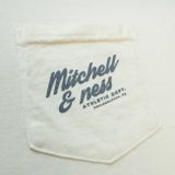 T-shirt Mitchell &amp; Ness Branded M&amp;N Graphic Pocket Tee cream