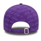 Capace New Era 9FORTY Team Monogram NBA LA LAkers Purple cap