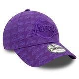 Capace New Era 9FORTY Team Monogram NBA LA LAkers Purple cap