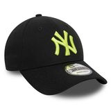 Capace New Era 9FORTY MLB League Essential NY Yankees Black Neon Green adjustable cap