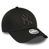 Femei Capace New Era 9Forty WMNS MLB Metallic logo NY Yankees Black cap