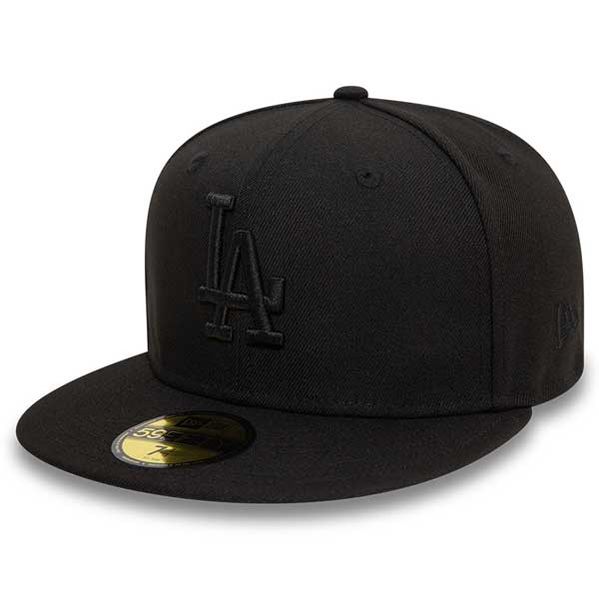 New Era 59Fifty Essential LA Dodgers Black Black cap