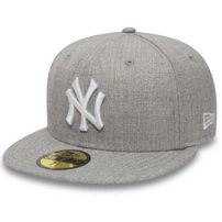 New Era 59Fifty Essential New York Yankees Heather Grey cap