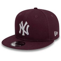 New Era 9FIFTY MLB Colour NY Yankees Maroon Red  snapback cap