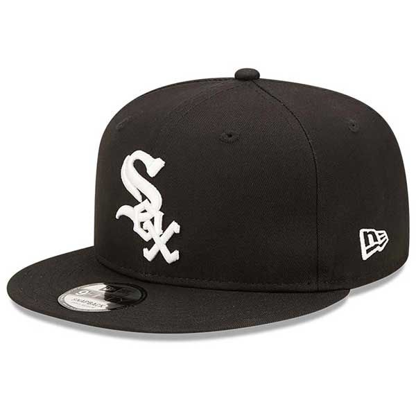 Capace New Era 9FIFTY MLB Team Side Patch Chicago White Sox Black snapback cap