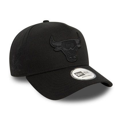 Capace New Era 9Forty E-Frame Monochrome Chicago Bulls Black Adjustable cap