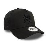 Capace New Era 9Forty E-Frame Monochrome NY Yankees Black Adjustable cap