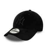 Capace New Era 9FORTY MLB Cord NY Yankees Black Adjustable cap