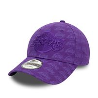 Capace New Era 9FORTY Team Monogram NBA LA LAkers Purple cap