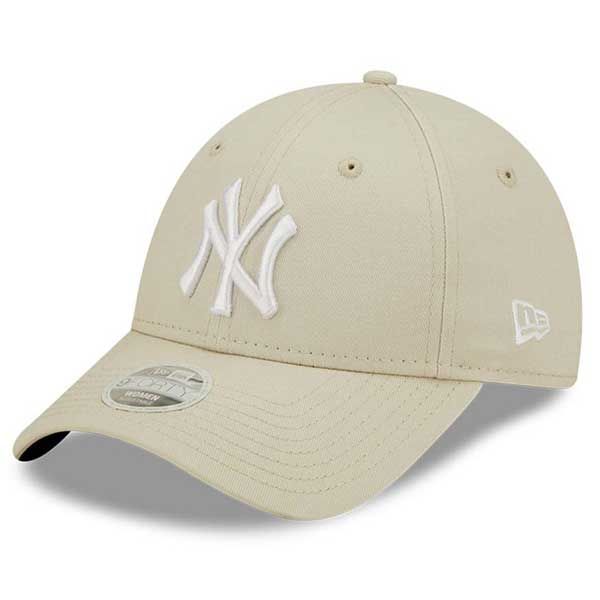 Femei Capace New Era 9Forty Womens MLB League Essential NY Yankees Cream cap