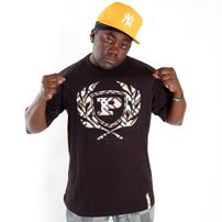 Phat Farm Patch Work Tee Black