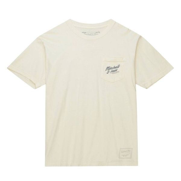 T-shirt Mitchell & Ness Branded M&N Graphic Pocket Tee cream