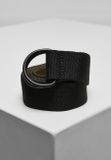 Urban Classics Easy D-Ring Belt 2-Pack black/olive+white/pepple