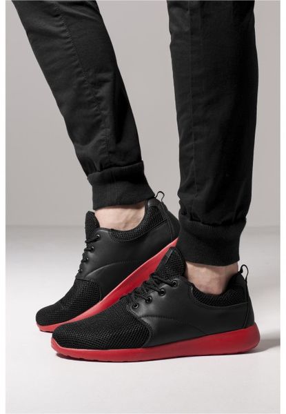 Urban Classics Light Runner Shoe blk/firered