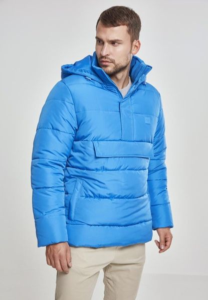 Urban Classics Pull Over Puffer Jacket brightblue