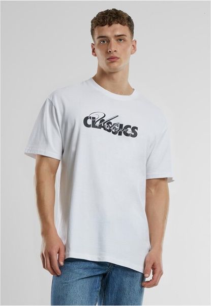 Urban Classics UC Cursive Bold Logo Heavy Oversized Tee white