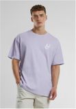 Urban Classics UC Weavy Logo Heavy Oversized Tee lilac