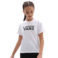 Tricou Vans  FLYING V CREW GIRLS WHITE